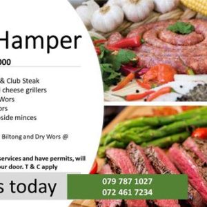 meat hamper johannesburg local high quality steak, mince, wors bundle